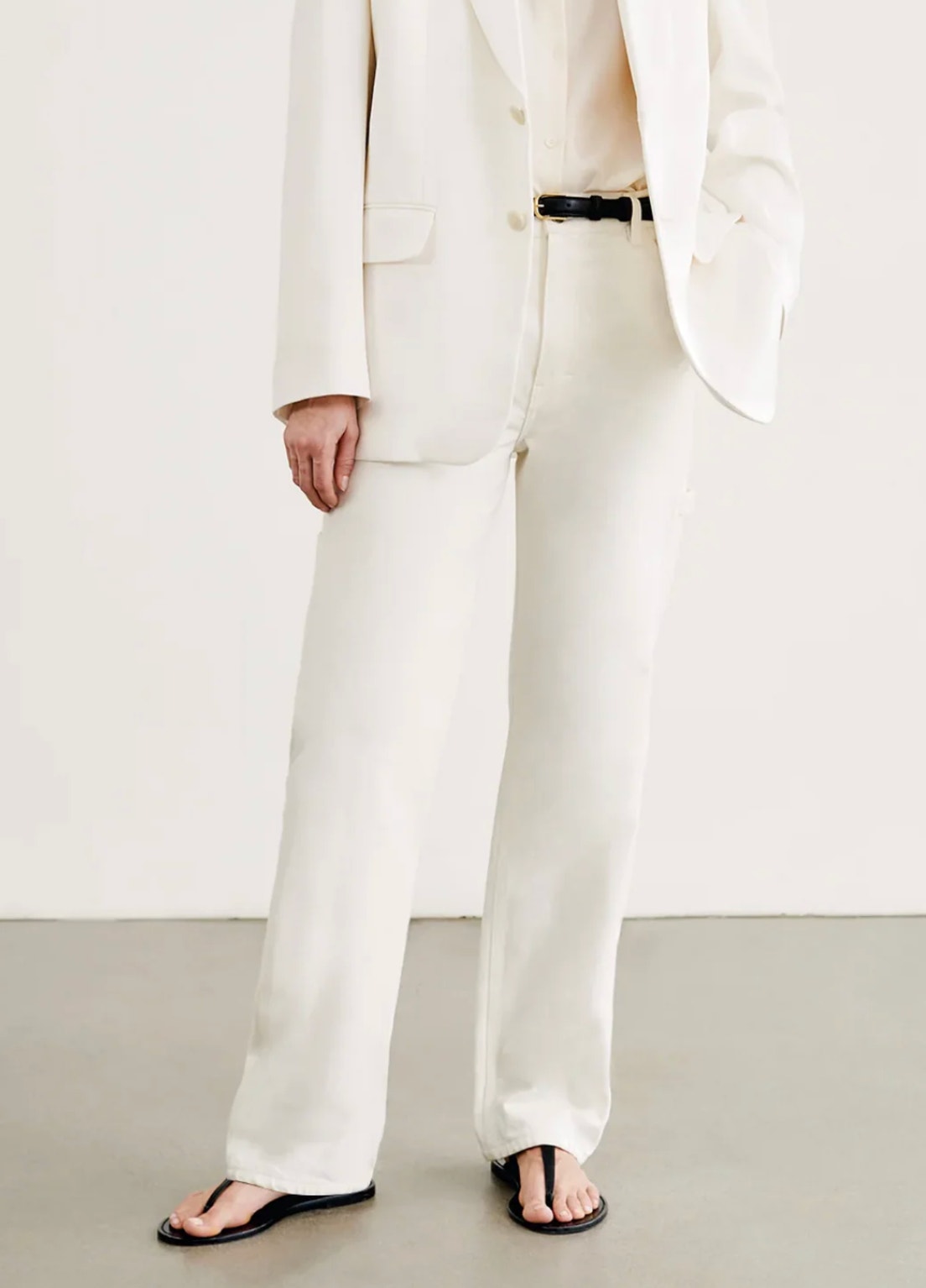 Nili Lotan 24 White Calvin Carpenter Jeans